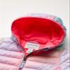 Amazon Essentials Girls' Lightweight Water-Resistant Packable Hooded Puffer Jacket, Pink Ombre, XX-Large view 3
