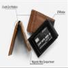 Rico Industries Laser Engraved Front Pocket Wallet, Philadelphia Eagles, 2.75 x 4-inches Brown view 4
