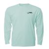 Denali Performance Men's UPF 50+ ProtectUV Long Sleeve T-Shirt - Yellowfin Tuna Design by Marcos Augusto, Medium Green view 2