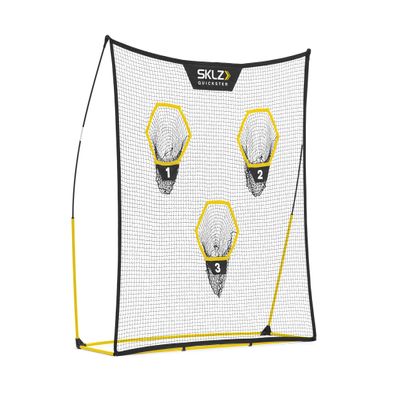 SKLZ Quickster Portable Football Training Net for Quarterback Passing Accuracy (7x7 Feet)
