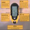 Handheld GPS Navigation for Hikers,GPS Navigation Receptor USB Portable Rechargeable Digital Altimeter Barometer LCD Thermometer with LED Flashlight for Cam Hiking Climbing Outdoor Sport view 4