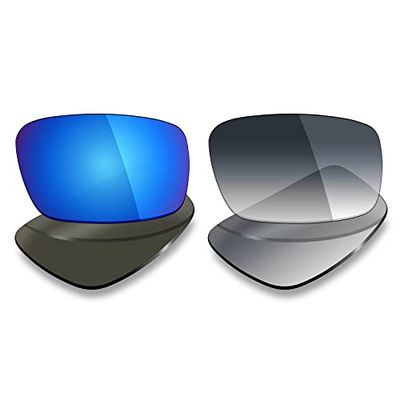 Mryok 2 Pair Polarized Replacement Lenses for Oakley Crankshaft Sunglass - Options