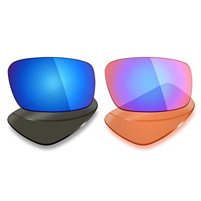 Mryok 2 Pair Polarized Replacement Lenses for Oakley Crankshaft Sunglass - Options