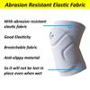 Rawxy Volleyball Knee Pads with High Shock Absorbing Cushion,Adult Junior Youth Men &Women Boy Girls Gift (white, Middle and Large) view 2