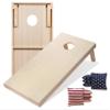 Tailgating Pros Premium Cornhole Game - Regulation or Tailgating Size Corn Hole Boards w/Corn Filled Bags & Optional LED Lights view 1