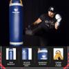 PROLAST 4 ft 80lb Heavy Boxing Punching Bag, Muay Thai, MMA, Strength Training Equipment, Hanging, Unfilled, No D Ring, Rhino Logo, Blue/Yellow view 3