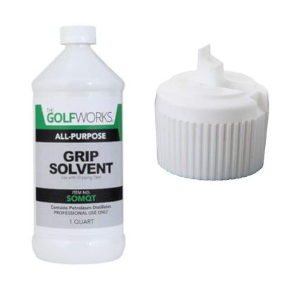 The GolfWorks Golf Club All Purpose Grip Solvent (32 Ounce Bottle w/Easy Pour Cap)