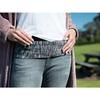 BANDI Pocketed Wraps  Running Waist Belt with Pockets for Phone, Money, Keys & Medical Devices | Secure, No-Bounce Travel & Fitness Belt, for Women and Men, USA Company (Midnight, X-Large) view 4