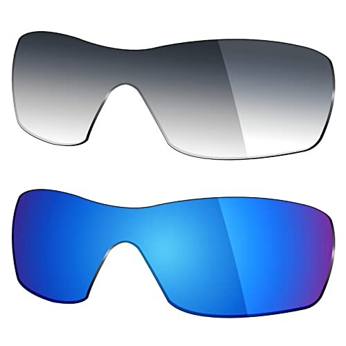 Mryok 2 Pair Polarized Replacement Lenses for Oakley Dart Sunglass - Options