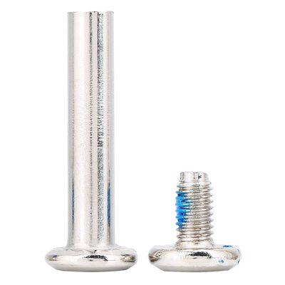 Wbestexercises 10pcs Inline Skate Replacement Screws, Skates Wheel Axles Hardware (Middle Part Length: 31mm, 36mm)