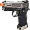 Evike Airsoft - WE-Tech Hi-Capa 3.8 Brontosaurus Gas Blowback Airsoft Pistol (Color: Silver) view 1