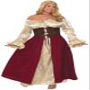 Forum Women's Medieval Wench Costume, As Shown, Plus view 1