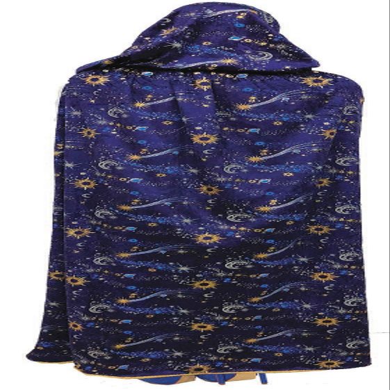 Forum Celestial Hooded Costume Cape, As Shown, One Size