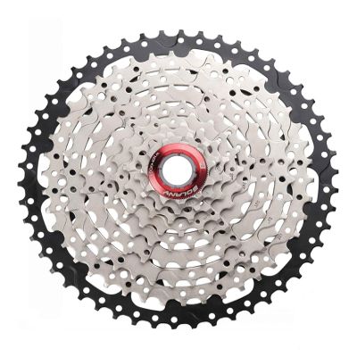 BOLANY 8-9-10-11-12 Speed Cassette 11-32T 11-36T 11-40T 11-42T 11-46T 11-50T 11-52T Wide Ratio MTB Bicycle Part Freewheel Sprocket (10 Speed 11-50T)