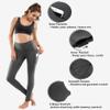 Lingswallow High Waist Yoga Pants - Yoga Pants with Pockets Tummy Control, 4 Ways Stretch Workout Running Yoga Leggings (Grey, X-Large) view 4