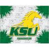 Holland Bar Stool Co. Kentucky State University 15" x 20" Officially Licensed Logo Canvas Art, 15x20 view 1