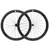 Superteam Carbon Fiber Road Bike Wheels 700C Clincher Wheelset 50mm Matte 23 Width (Glossy Black) view 2
