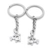 1 Item Metal Keychain Keyring Key Tags Chains Rings Jewelry Bag Charms XG4C8 Helicopter view 1