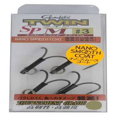 Gamakatsu TGW Twin SP-M NSC Treble Hook, Rose, Rose
