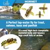 Fly Fishing Flies Realistic Dry Wet Nymph Trout Flies Hand Tie Lures Kits 12/26/48 Pcs (3-Hornet kit 12pcs) view 4