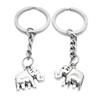 1 Item Metal Keychain Keyring Key Tags Chains Rings Jewelry Bag Charms W8NR3 Elephant view 1