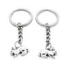 1 Item Metal Keychain Keyring Key Tags Chains Rings Jewelry Bag Charms O7YV2 Rabbit Hare view 1