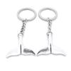 1 Item Metal Keychain Keyring Key Tags Chains Rings Jewelry Bag Charms WY2M7 Fish Whale Tail view 1