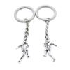 50 Items Metal Keychain Keyring Key Tags Chains Rings Jewelry Bag Charms QY9C7 American Football Player view 1