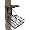 MUDDY The Boss 1 Person Hang On Tree Stand, Deer Hunting Stand with Silent Straps, FlexTek Seat and Wide Stance Platform, Black view 1