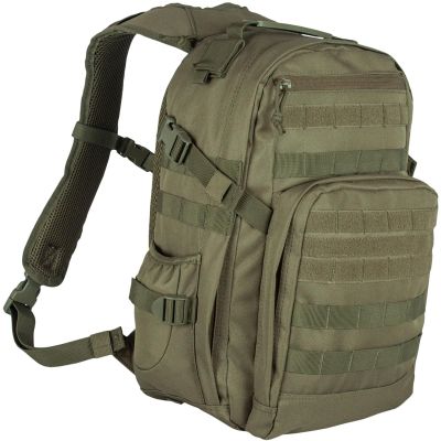Fox Outdoor Products Liberty Tac Pack | 28L MOLLE Tactical Daypack with Dual Compartments, Hydration Pocket & Organizer Panel, Olive Drab