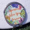 YouCustomizeIt Personalized Succulents Golf Ball Marker - Hat Clip - Silver view 3