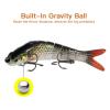 Rose Kuli Fishing Lures - Multi Jointed Swimbaits, Topwater, Slow Sinking, Bionic Swimming Lures Kit for Bass, Trout, Freshwater & Saltwater view 4