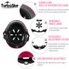 TurboSke Skateboard Helmet, BMX Helmet, Multi-Sport Helmet, Bike Helmet for Kids, Youth, Men, Women (Pink, S/M (20.5"-22.8")) view 4