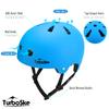 TurboSke Skateboard Helmet, BMX Helmet, Multi-Sport Helmet, Bike Helmet for Kids, Youth, Men, Women (Blue, L/XL (22.8"-24")) view 3