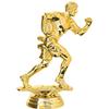Crown Awards Flag Football Trophies with Custom Engraving, 6" Personalized Male Flag Football Trophy On Black Base 50 Pack Prime view 2