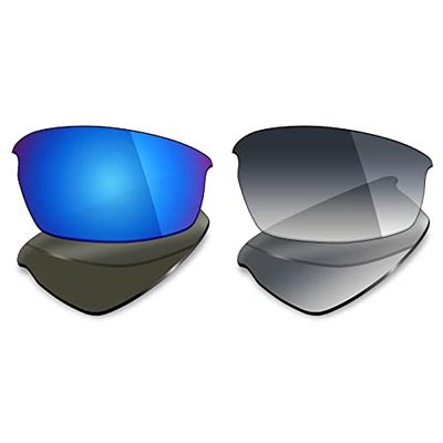 Mryok 2 Pair Polarized Replacement Lenses for Oakley Bottlecap Sunglass - Options