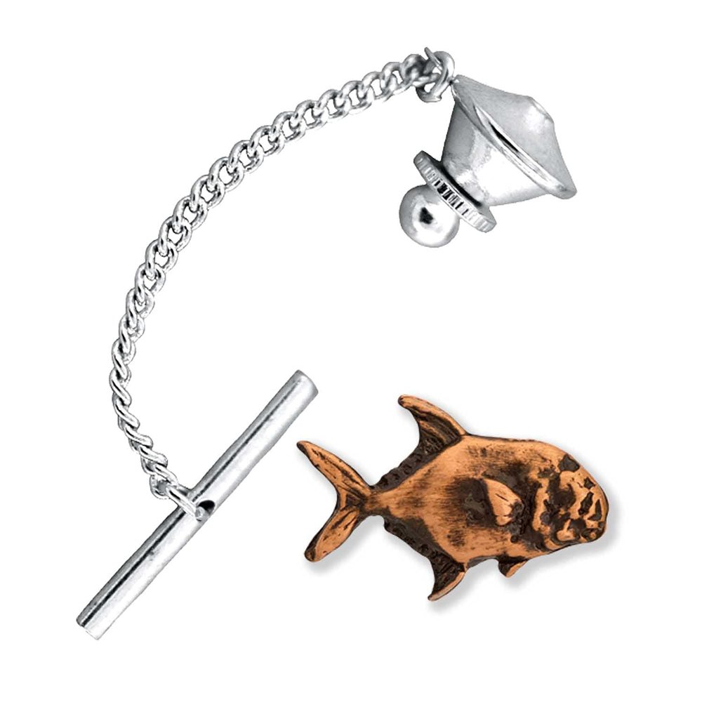 Creative Pewter Designs Copper Plated Permit Tie Tack SC039TT
