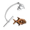 Creative Pewter Designs Copper Plated Permit Tie Tack SC039TT view 1