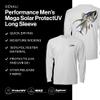 Denali Performance Men's UPF 50+ ProtectUV Long Sleeve T-Shirt - Yellowfin Tuna Design by Marcos Augusto, 2XL Yellow view 4