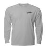 Denali Performance Men's UPF 50+ ProtectUV Long Sleeve T-Shirt - Yellowfin Tuna Design by Marcos Augusto, 2XL Grey view 3