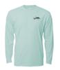 Denali Performance Men's UPF 50+ ProtectUV Long Sleeve T-Shirt - Yellowfin Tuna Design by Marcos Augusto, 3XL Green view 2