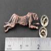 Running Cheetah Pin, Very Large, Copper Plated, MC116, 2 Inches, Handmade in The USA, Realistic, Big Cat, African, Safari, Hat Pin, Lapel Pins, Brooch, Gift, Over 3100 Wildlife Designs. view 2