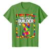 2 Year Old Building Blocks Birthday T Shirt Brick 2nd Gift T-Shirt view 1