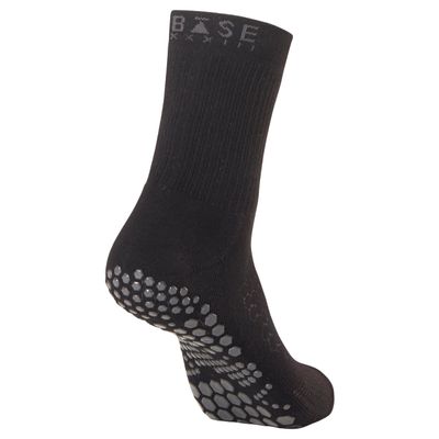 Base 33 Womens Crew Socks  Cotton Athletic for Gym, Non skid, Pilates, Yoga, Workout & Everyday Wear  Long Socks for Women