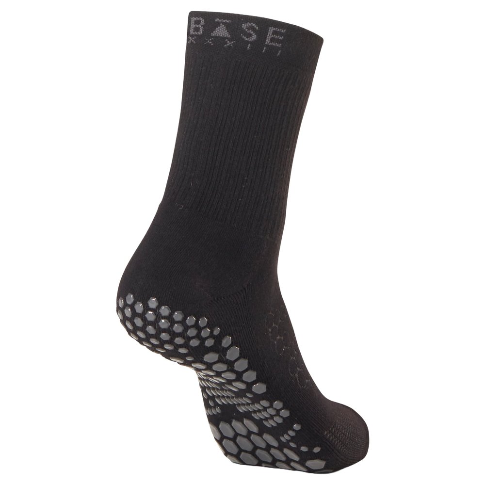 Base 33 Womens Crew Socks Cotton Athletic for Gym, Non skid, Pilates, Yoga, Workout & Everyday Wear Long Socks for Women