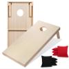 Tailgating Pros Premium Cornhole Game - Regulation or Tailgating Size Corn Hole Boards w/Corn Filled Bean Bags & Optional LED Lights view 1