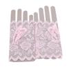 GOMYIE Womens Sunblock Fingerless Gloves Summer Uv Protection Driving Cotton Gloves(pink) view 1