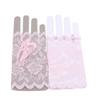 GOMYIE Womens Sunblock Fingerless Gloves Summer Uv Protection Driving Cotton Gloves(pink) view 2