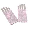 GOMYIE Womens Sunblock Fingerless Gloves Summer Uv Protection Driving Cotton Gloves(pink) view 3