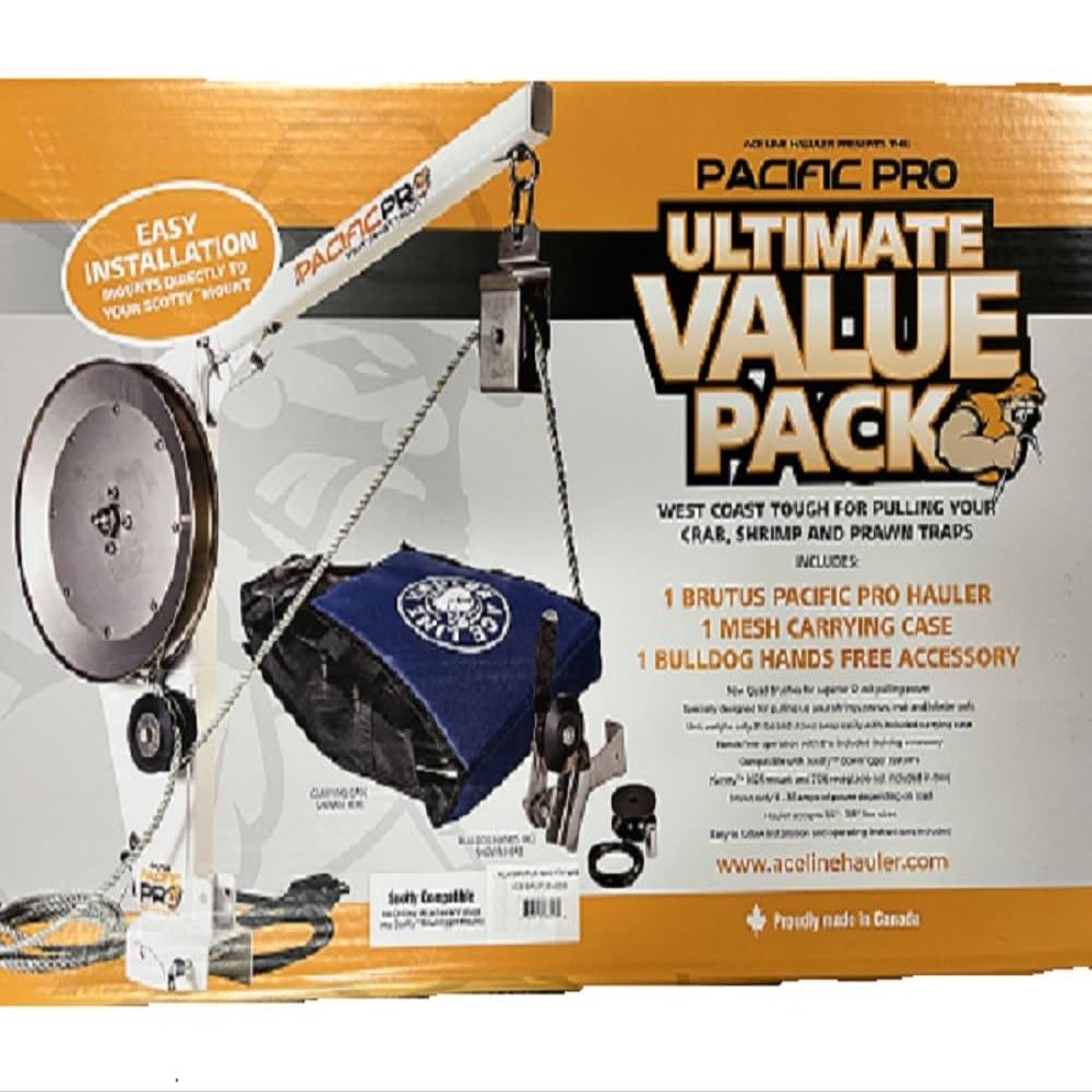 Ace Line Hauler Value Pack - Complete with Brutus Pot Puller, Bulldog Hands-Free coiler and Carrying case